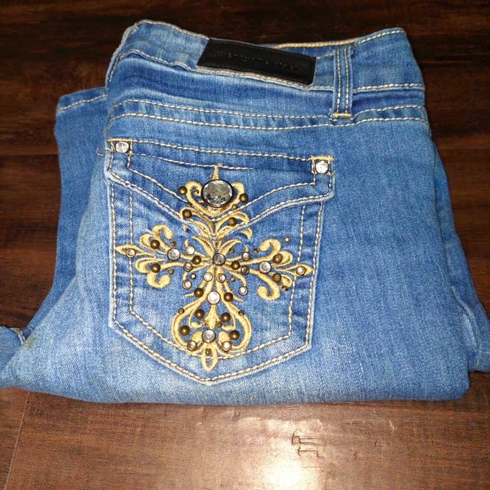Jrs. Twenty One Black Skinny Jeans, size 9/10